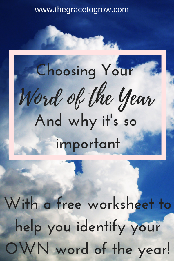 Why is choosing a word of the year so important? So that you can stop drifting and start DOING! A free worksheet to help you identify your 'word of the year' is included to get you started! #newyear #wordoftheyear #personaldevelopment #personalgrowth #faith 